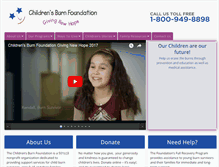 Tablet Screenshot of childburn.org